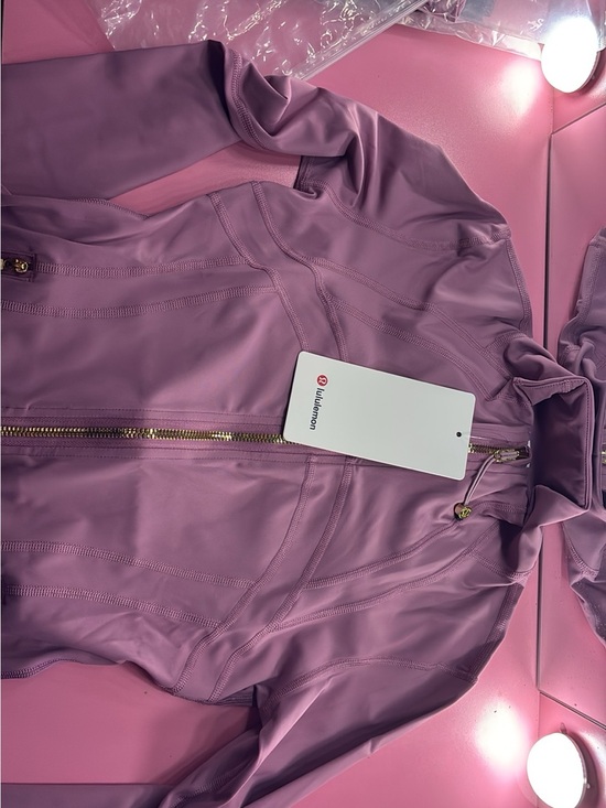 lululemon athletica Jackets & Blazers - lululemon athletica Lavender Zip Front Bomber Jacket